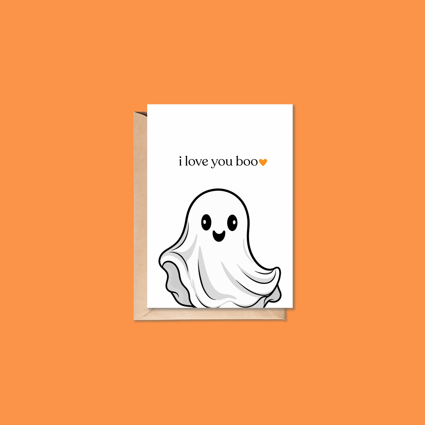I Love You Boo Card!