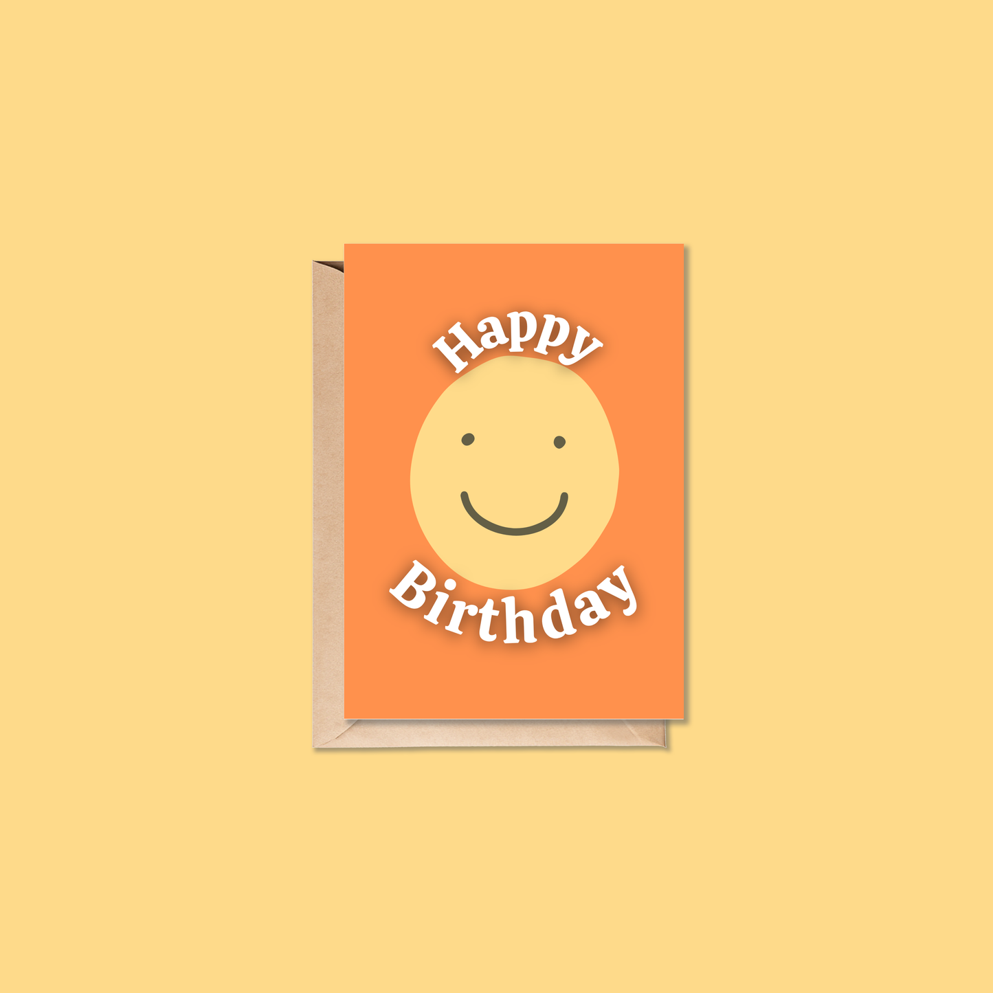 Happy Birthday Smiley Card