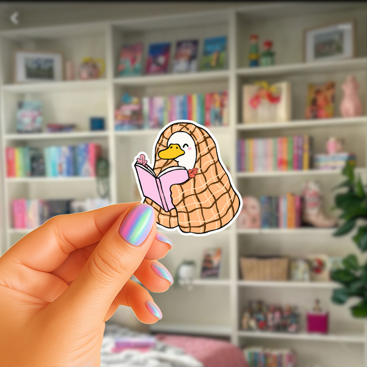 Cozy Reading Duck